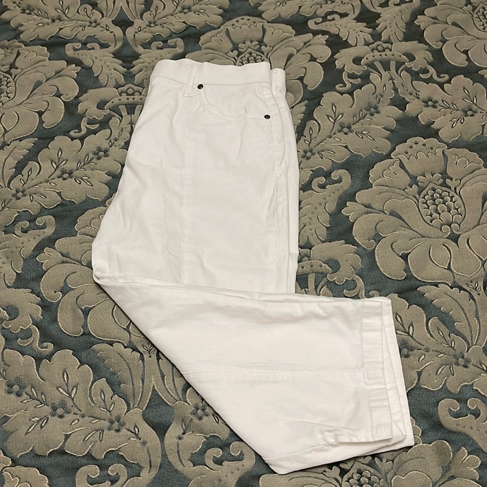 TRIBAL White Crop Pants Sz 4
